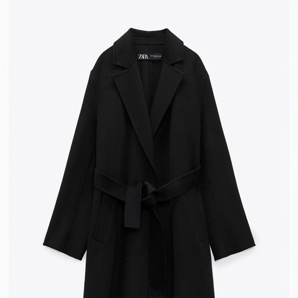 Zara Belted Wool Coat